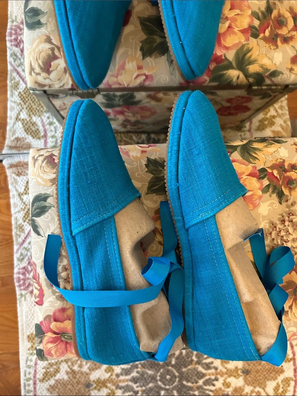Diane Von Fustenberg Ribbon Espadrille Flats